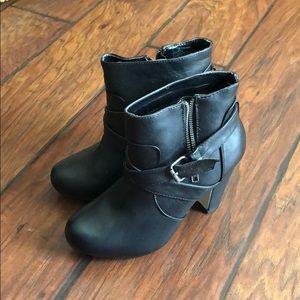 Madden Girl Black Heel Boots